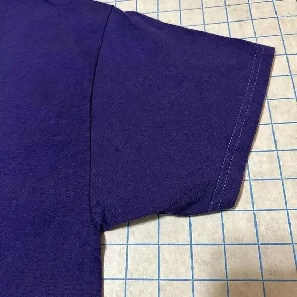 UW Washington Huskies Purple 80’s Wolf T-Shirt Men’s Size Large Y2K VTG Champion - Picture 11 of 13